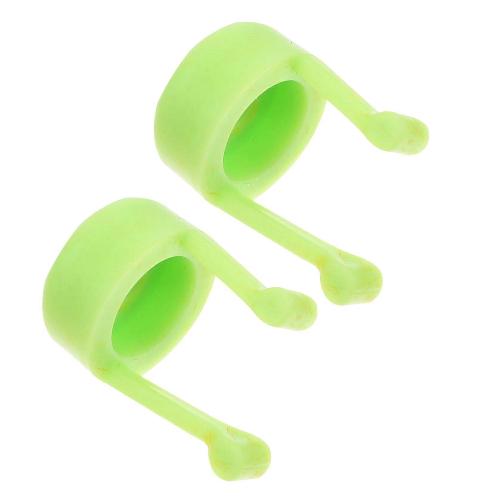 Silicone Eye Drops Holders 2 Pack Compact Eye Drop Storage Brackets Dry Dispenser Green 3.5X2X2CM