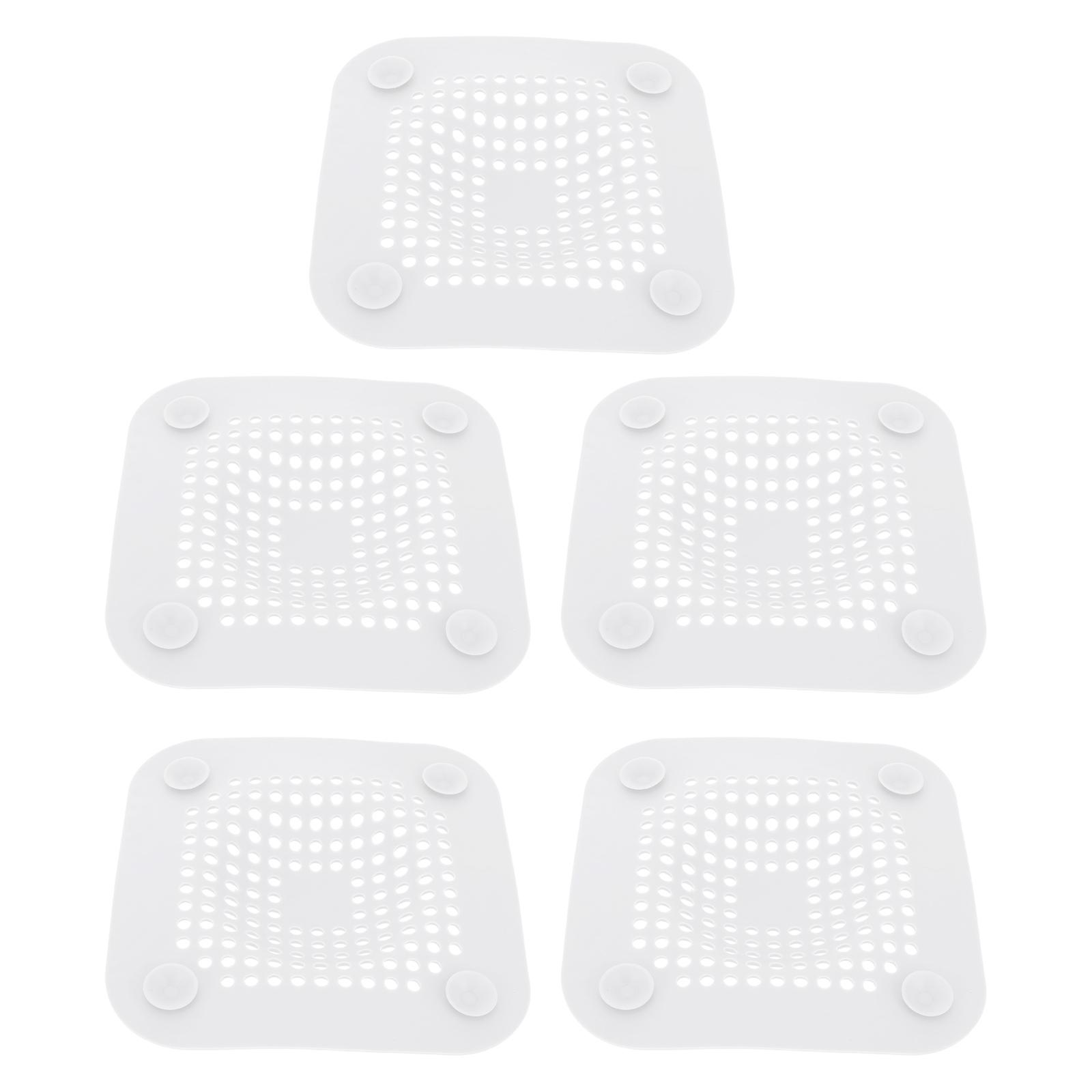 Water Drain Filter Sink Strainer for Kitchen Use 5Pcs Hair Catcher Plug