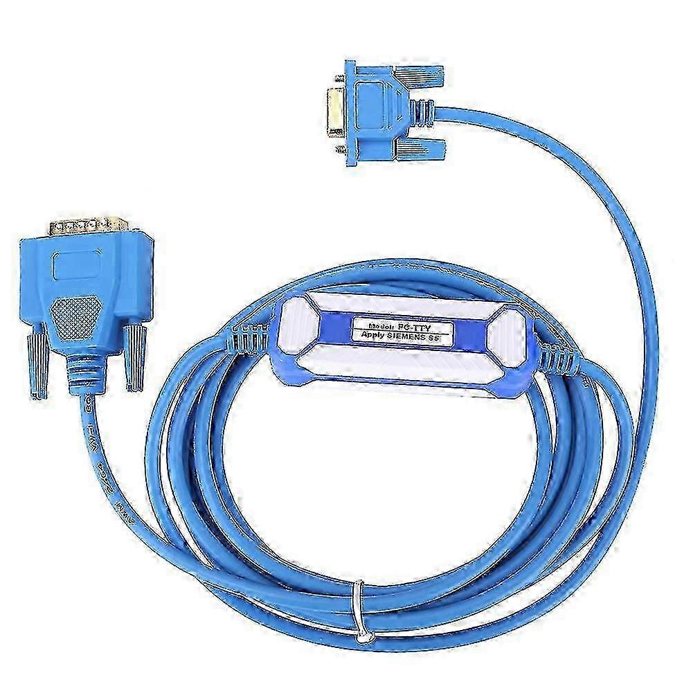 2025 2024 Siemens S5 PLC 6ES5734-1BD20 Blue TTY PVC Programming Cable