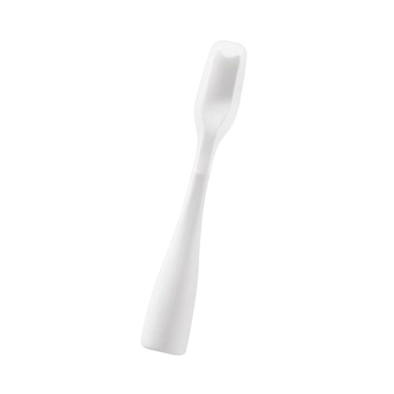Stand Silicone Jams Spatula Miniature Size For Butter Yogurts Spreads With White Nylon Handle