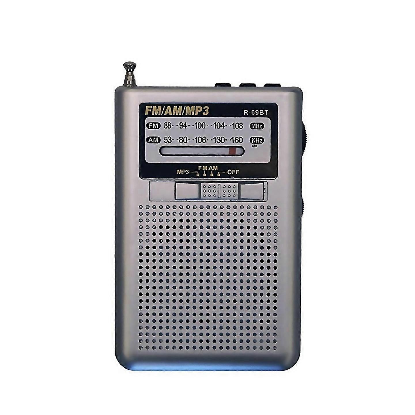 For Radio Fm Am Mp3 Radio World Receiver With Display Speaker 88108mhz Support Tf Card Headphone Jac