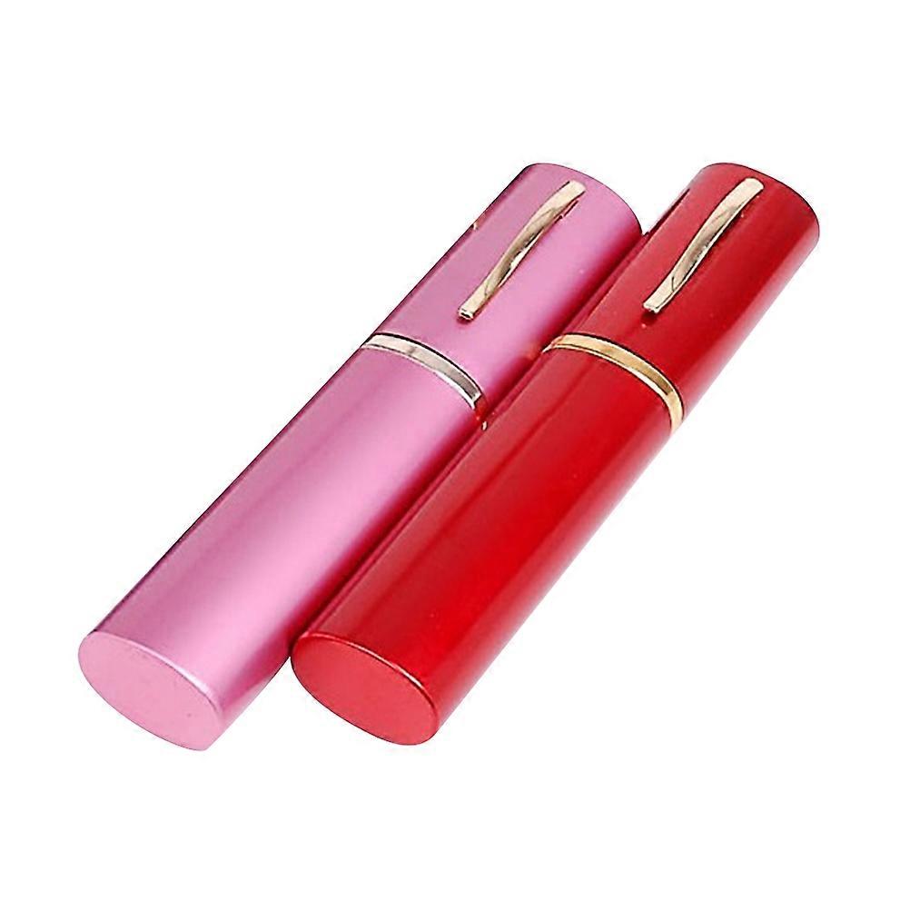 Portable Flatware Set 2 Set 6Pcs Stainless Steel Vertical Tube Case For Daily Use Travel