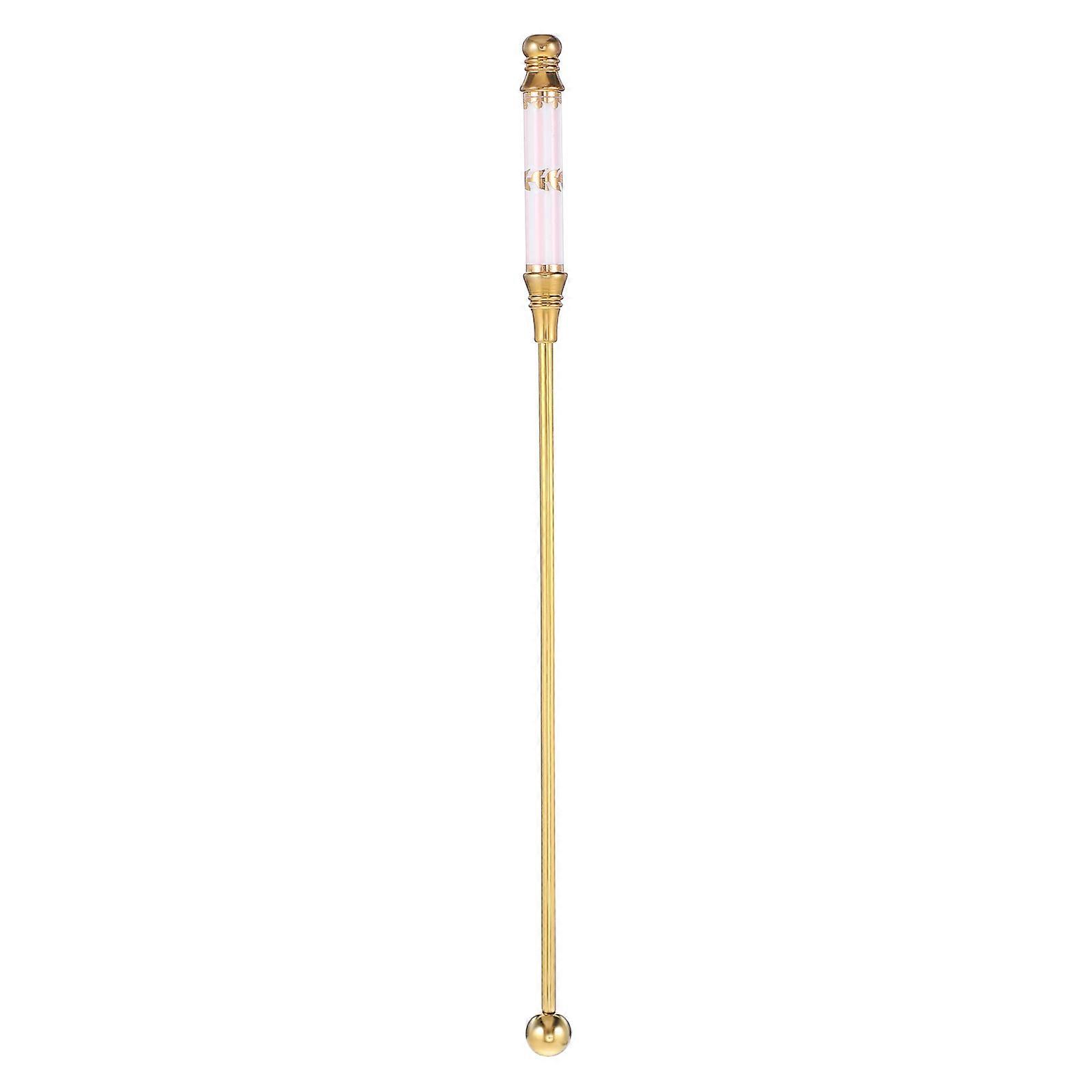 Stirring Rob for Bar 1Pcs Pink Ceramic and Stainless Steel Stick