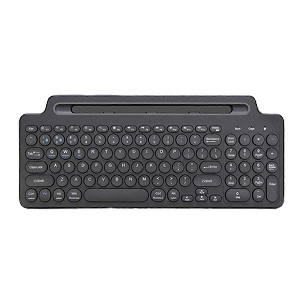2.4G Wireless Bluetooth Keyboard with Tablet/Phone Holder B