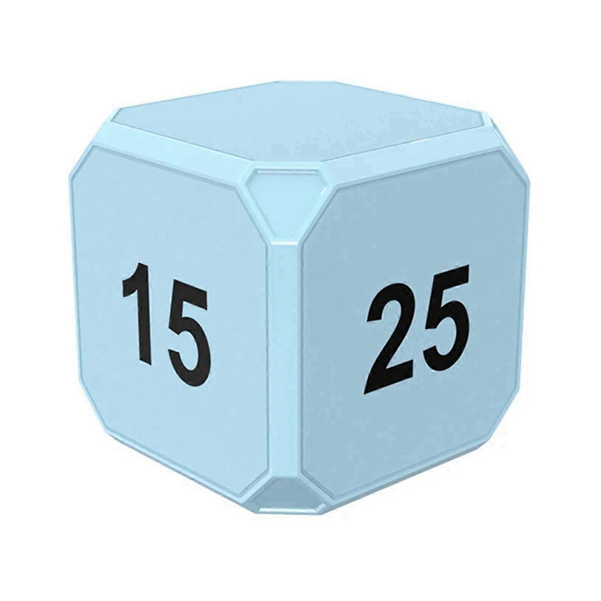 Blue Flip-to-Change Mini Digital Timer, LED Display, 4 Preset Times