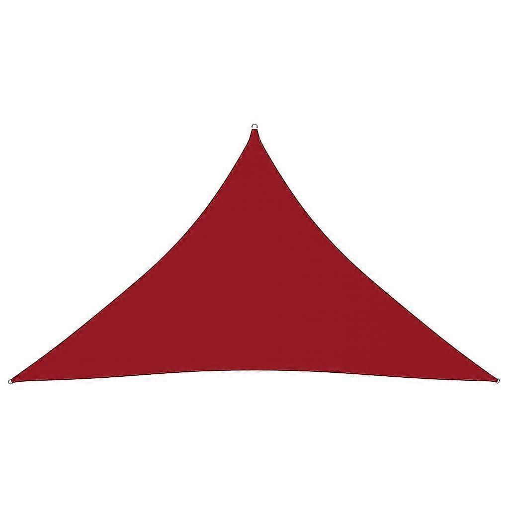 Sunshade Sail Oxford Fabric Triangular 4x4x5.8 M Red