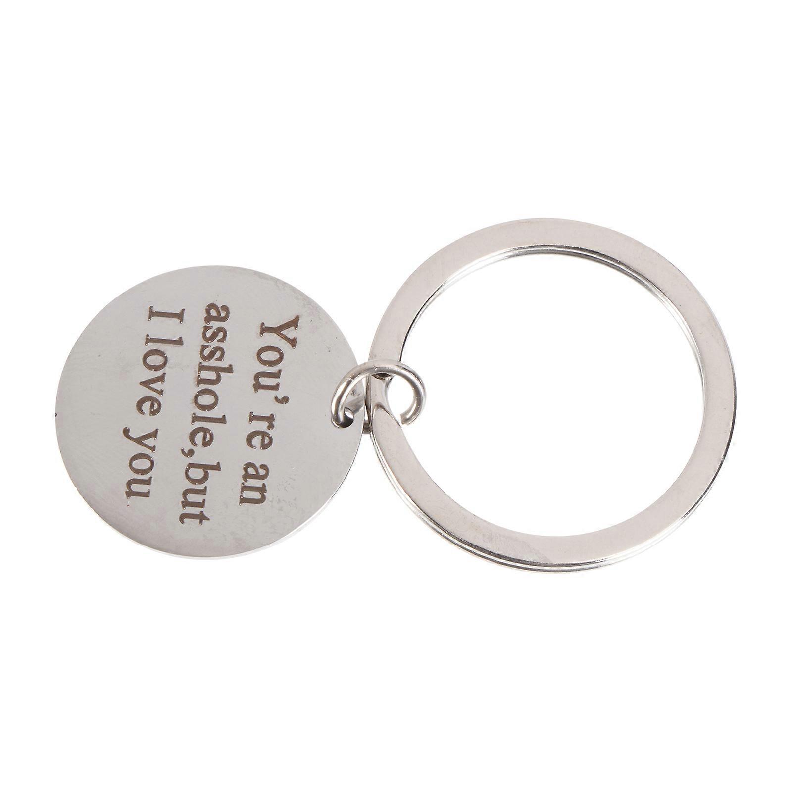 Funny Stainless Steel Keychain Keyring for Holding Keys Multi Color