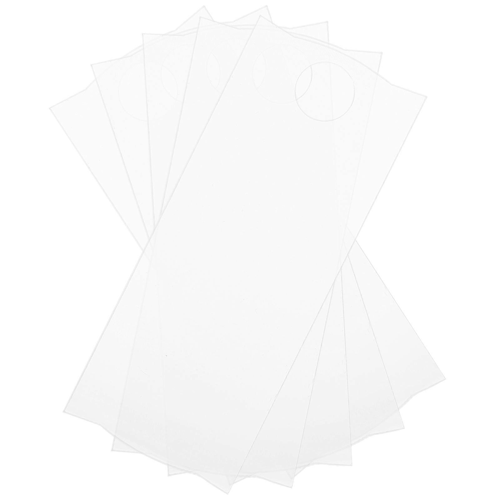 Acrylic Sublimation Blank Name Tags for Tumblers 5Pcs Pack