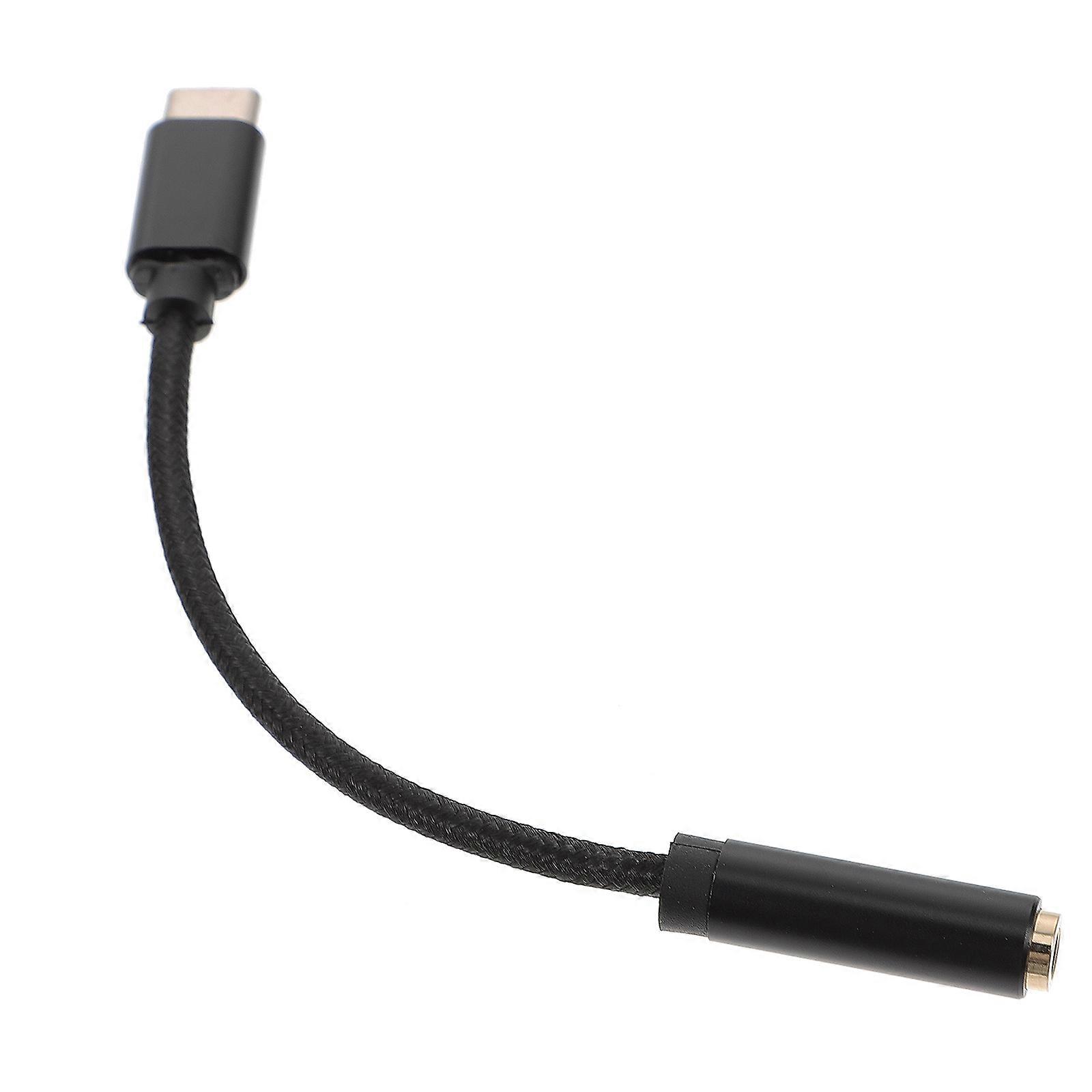 Type-C Earphone Adapter USB to 3.5mm Audio Converter Cable for Phone