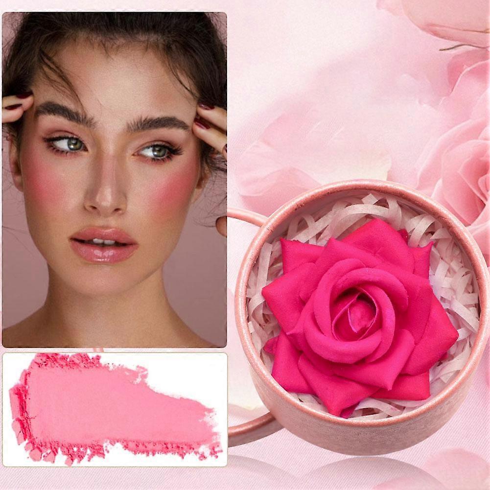 3D Blush Highlighter Multifunctional Contour Powder Long Lasting Natural Glow Makeup