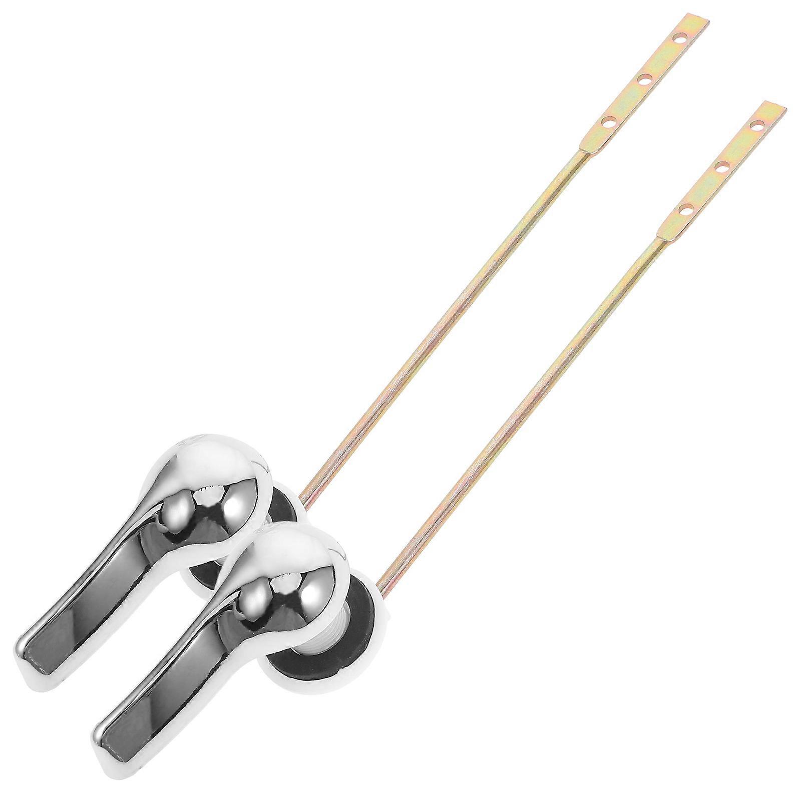 Toilet Flush Lever Replacement for Toilet Tank Handle 4Pcs Front Mount