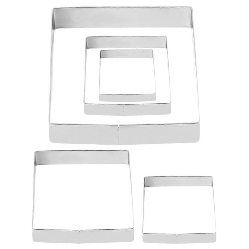 25 Pcs Square Biscuit Cutters Made Of Metal Ideal For Home Use And Cake Shops Perfect For Baking And Cutting Cookies And Crafts