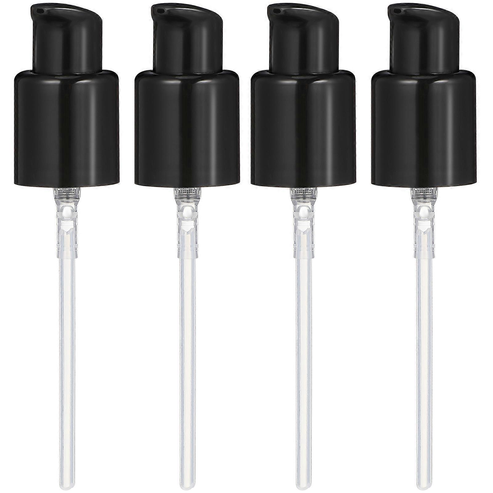 Black Lotion Bottle Pump Head Replacement for Bottle with 8Pcs
