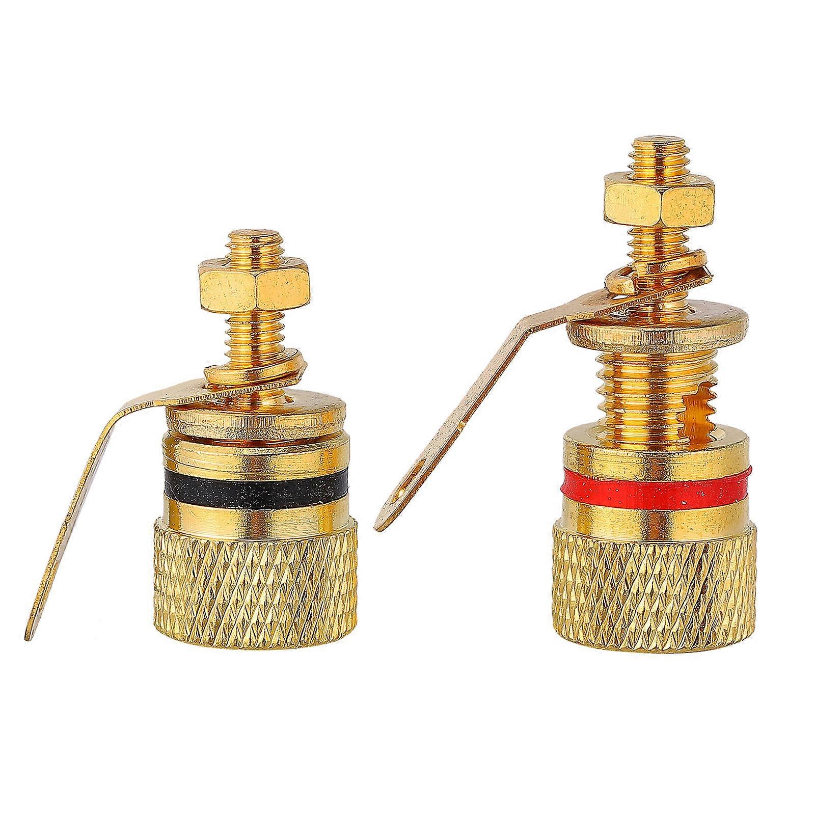 Jack Binding Post Connector for Speaker Use 2Pcs