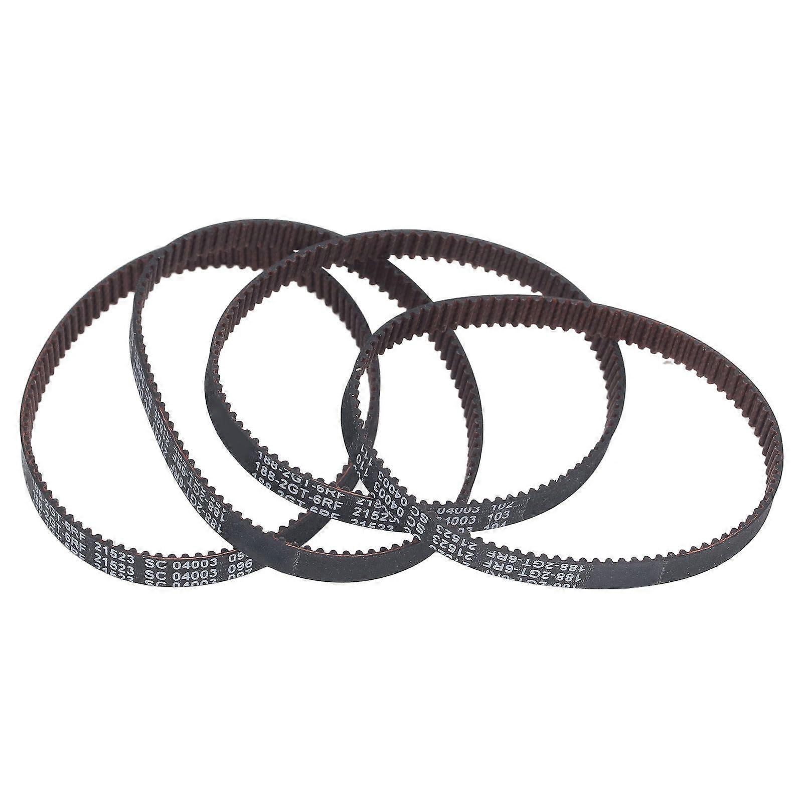 High quality  2GT-188mm-6RF 4-pack closed loop timing belt 3D printer accessories suitable