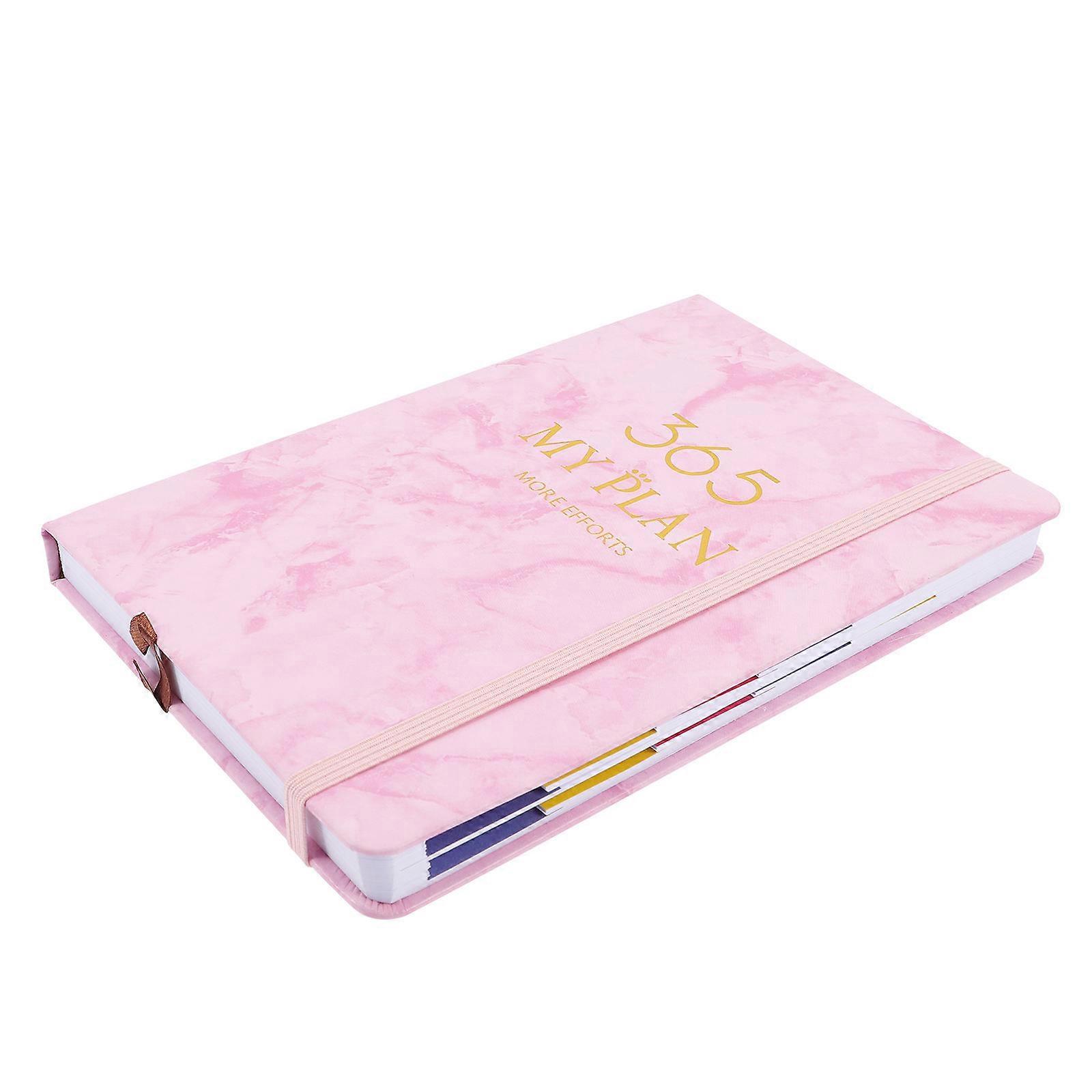 English Schedule Book 3Pcs Planner for Office Workers and Students