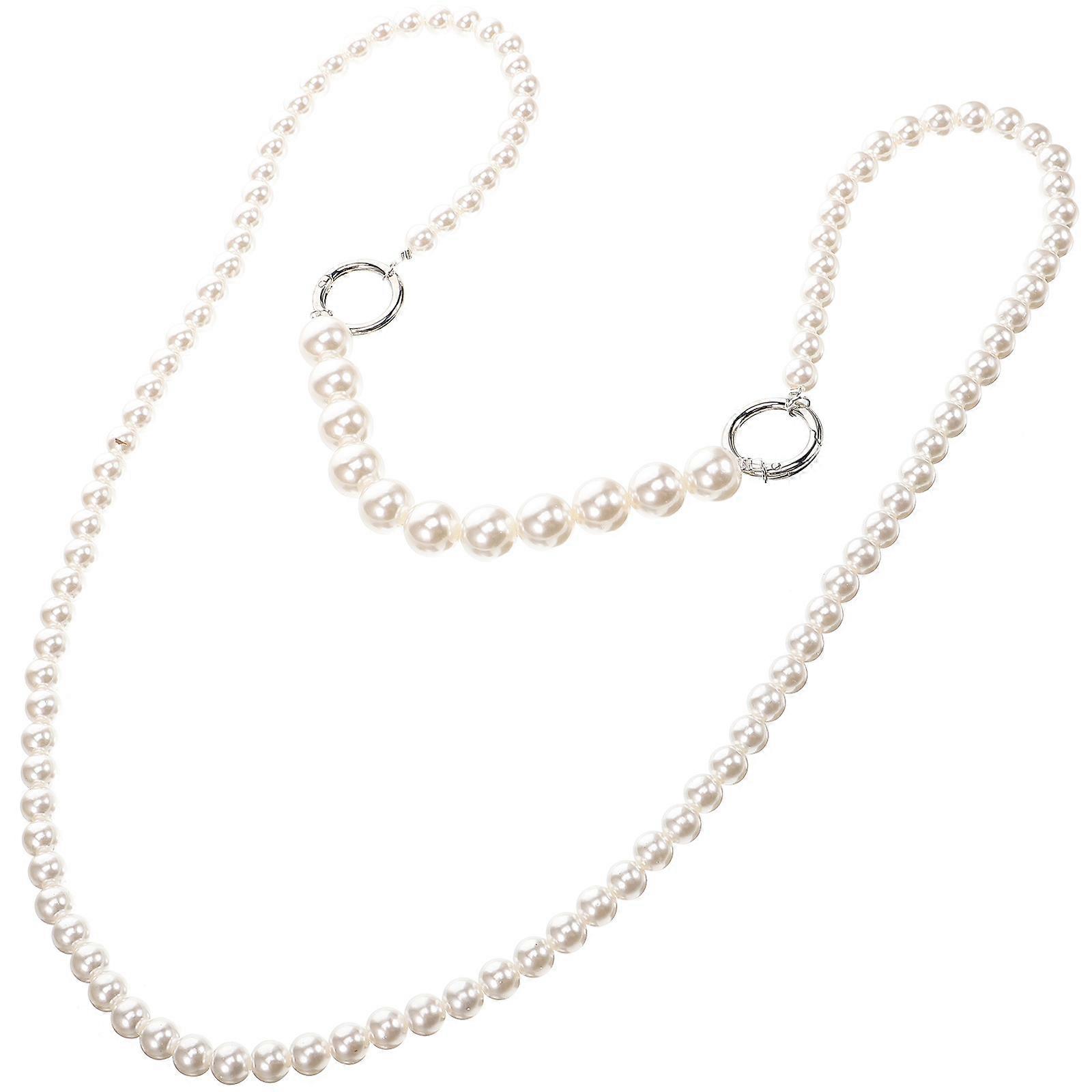 Pearl Bag Chain Decor for Decoration 4Pcs Handbag Chain Replacement