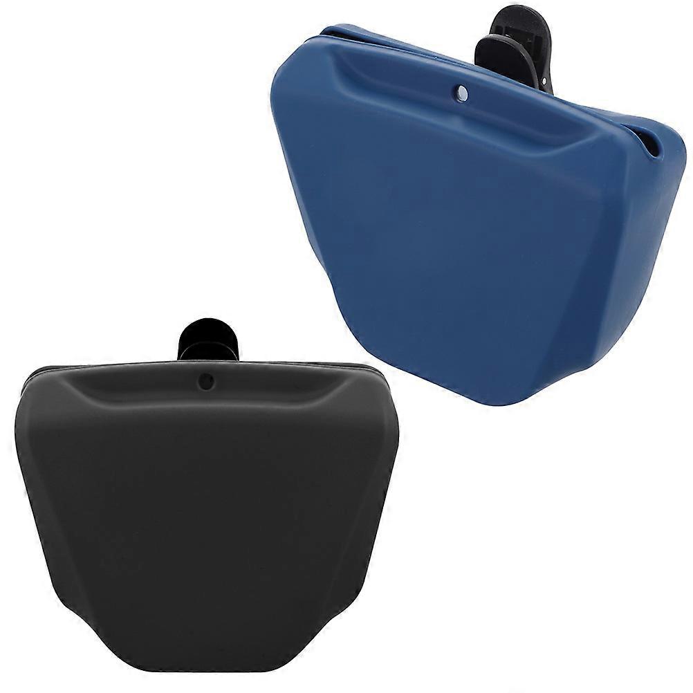 Dog Treat Bag Silicone for Outdoor Training 2Pcs Puppy Snack Storage Pouches