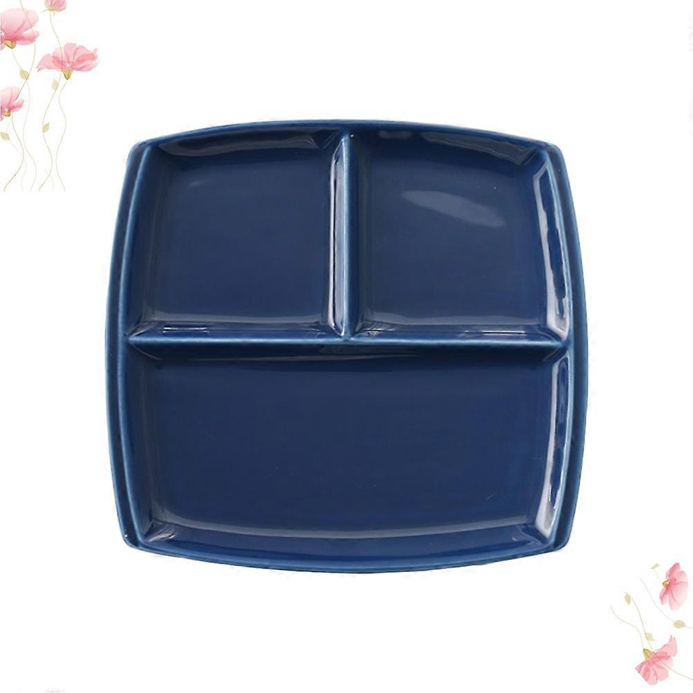 Compartment Ceramic Plate Bone China Plate for Eating 10