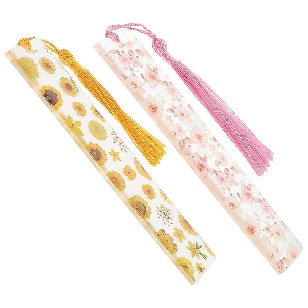 Delicate Design Resin Bookmark Page Marker For Students And General Readers In Assorted Color 10 Pcs