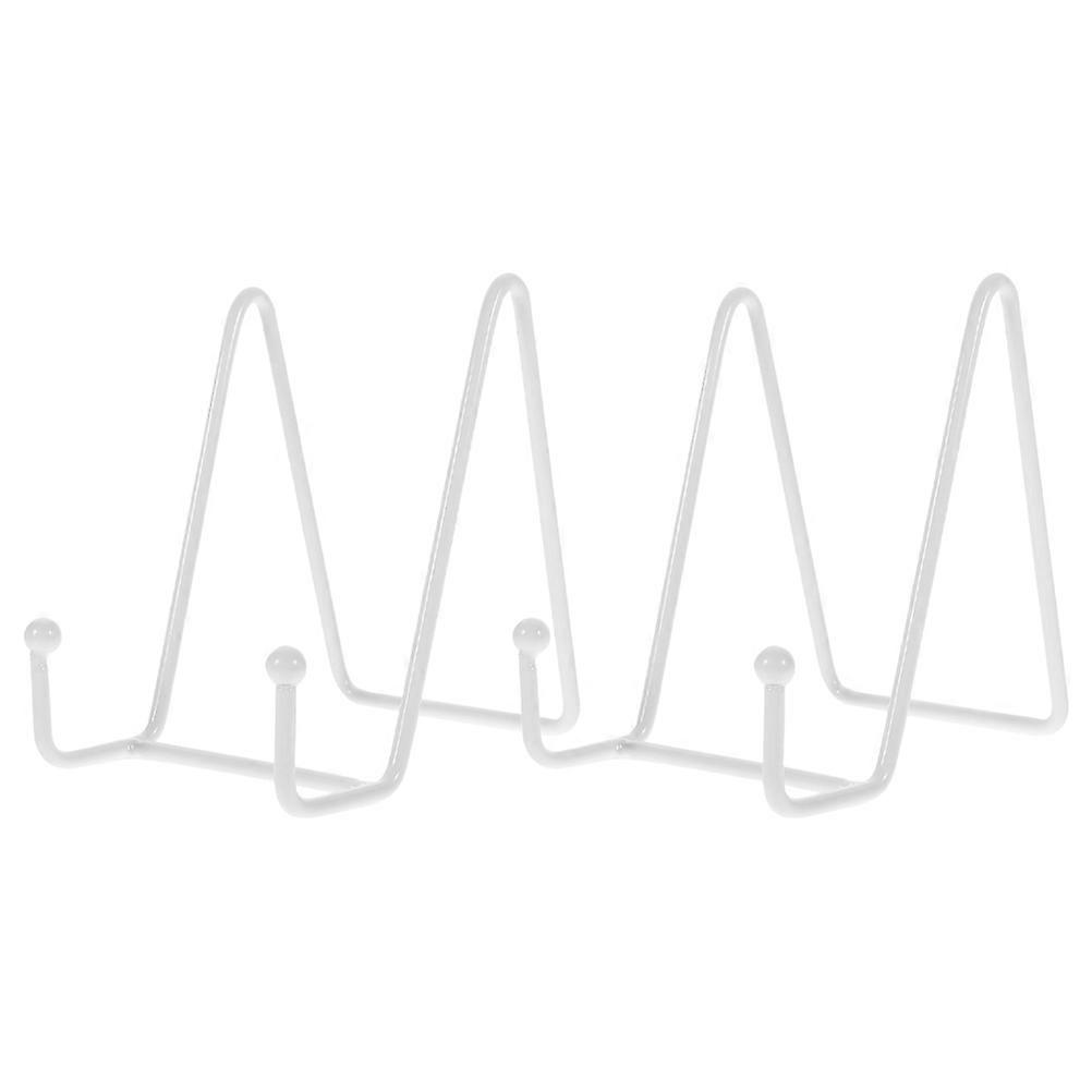 Picture Frame Stand Iron Easel Stand for Display 10Pcs White Tabletop