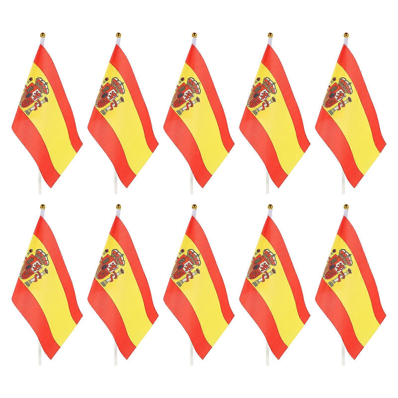 100Pcs Qatar 32 Flag Handheld Flags for Cheering Football