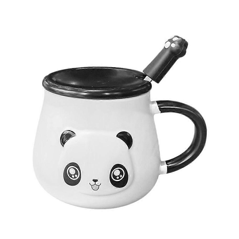 Cartoon Water Cup Ceramic Coffee Mug for Home Use 4Sets