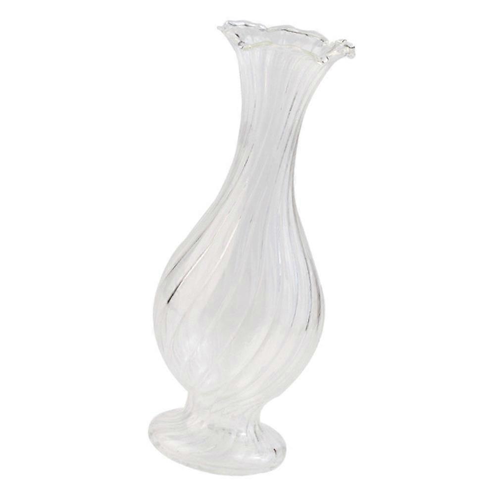 Glass Vase Transparent for Flower Holder 1Pcs Simple Elegant Decoration