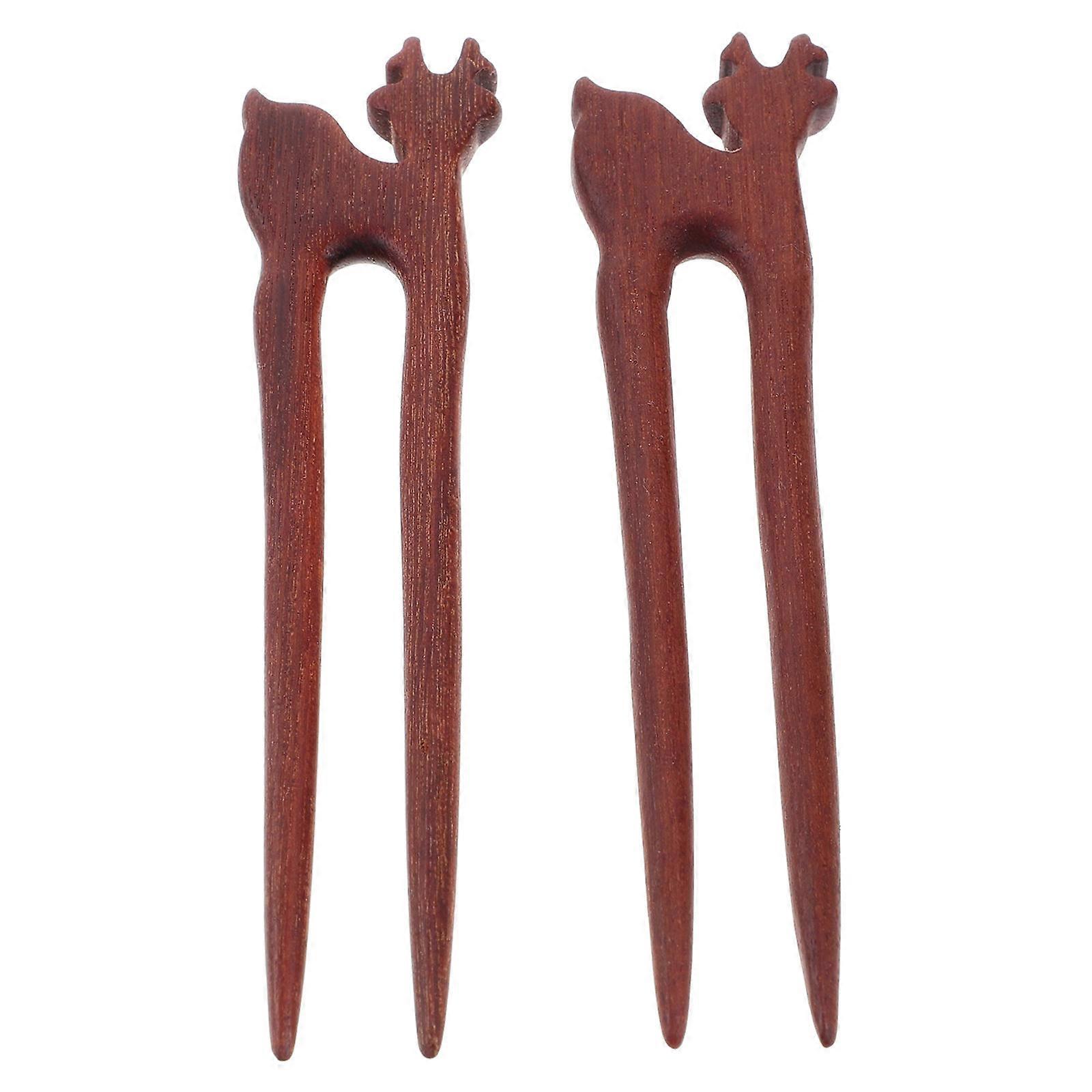 Traditional U Shaped Hair Pins For Hanfu Wearers Wedding Use Assorted Color 8 Pcs