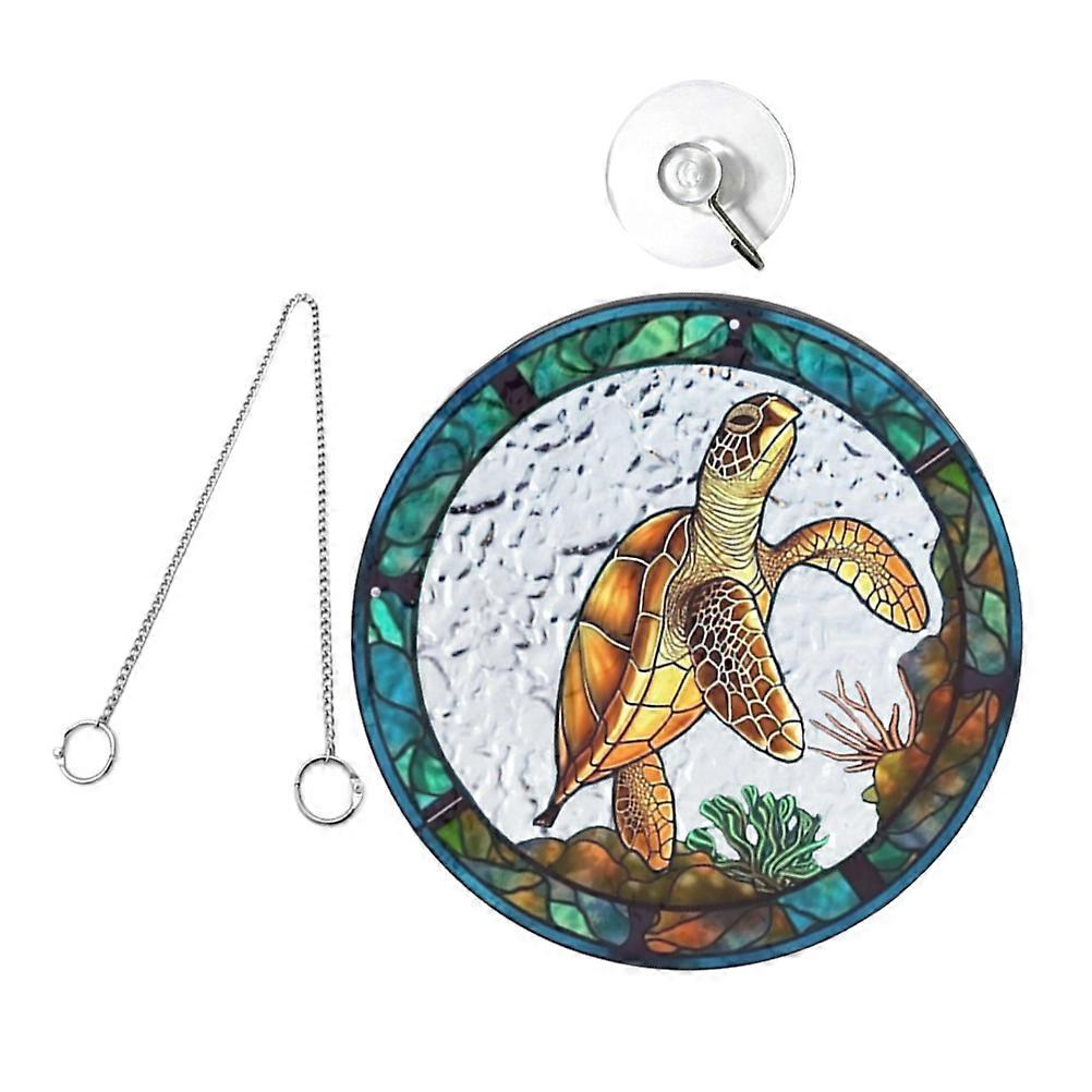 Acrylic Hanging Turtle Pendant Decor for 2Sets Window Hanging Ornament