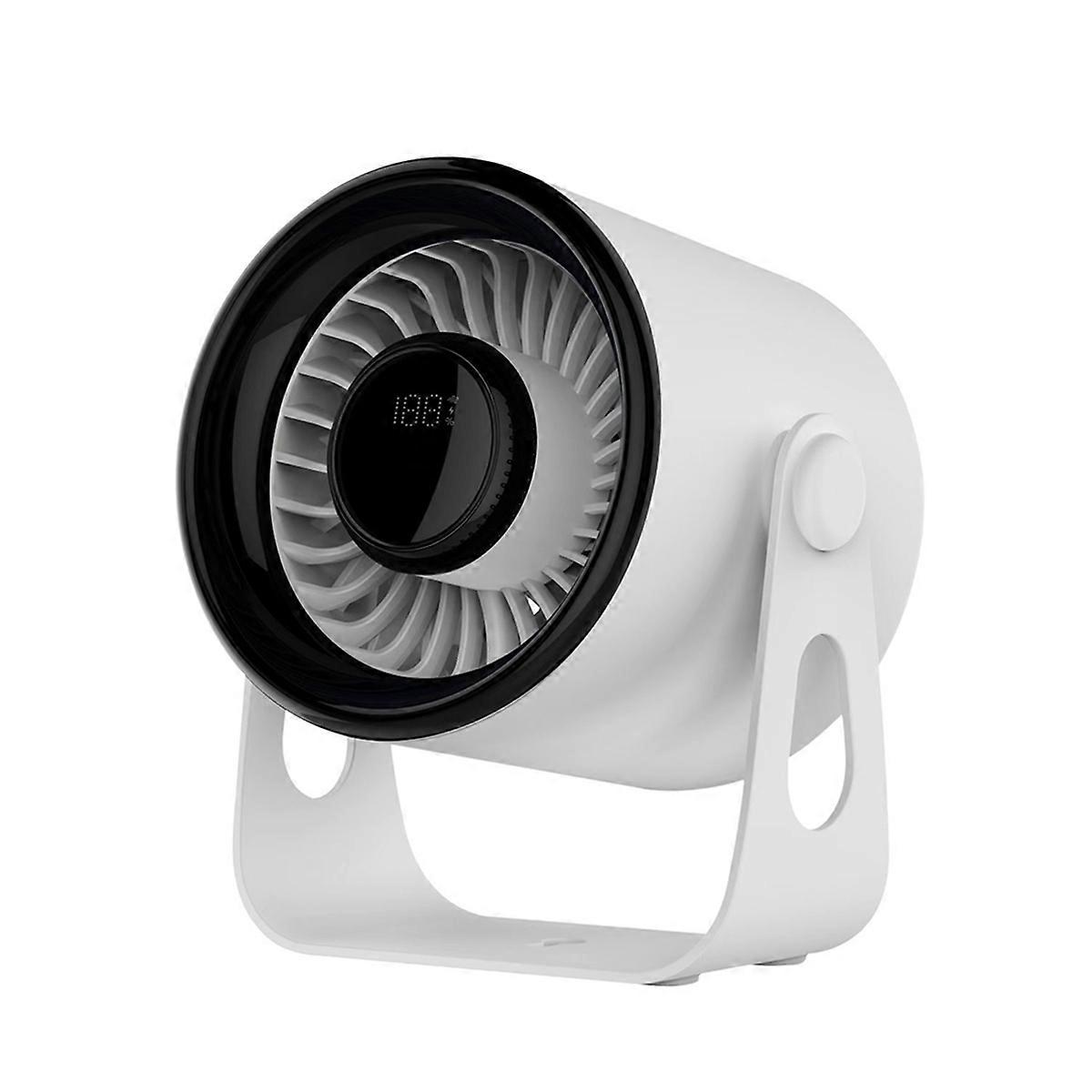 Ultra Quiet Small Fan Plug-in Powerful 100 Speed White