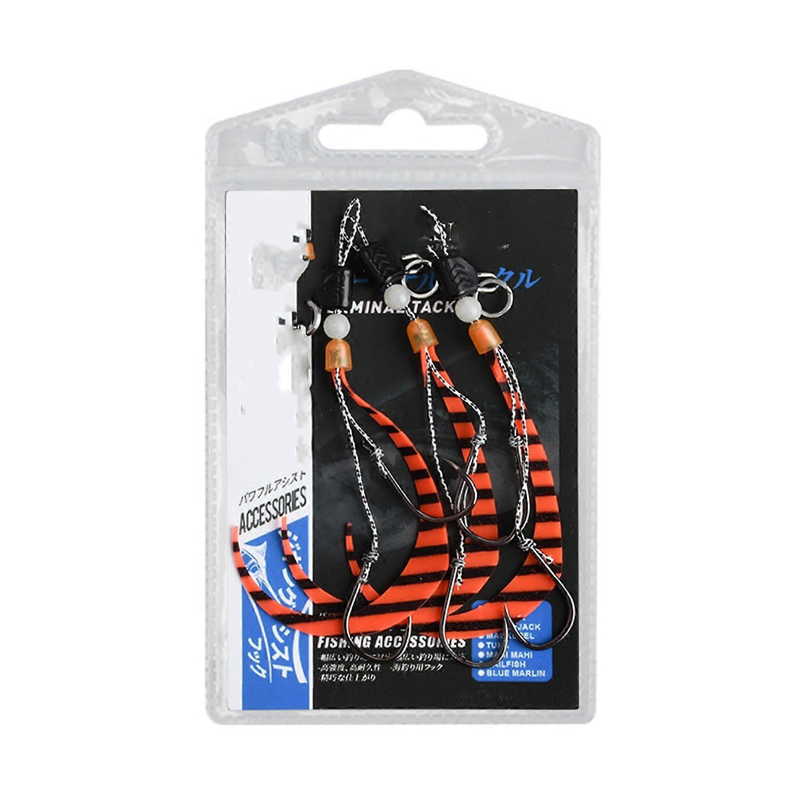 Cuttlefish Jig Head Fishing Hook With Soft Squid Skirt Glow 3 Pieces Professional Metal Jigging Lure