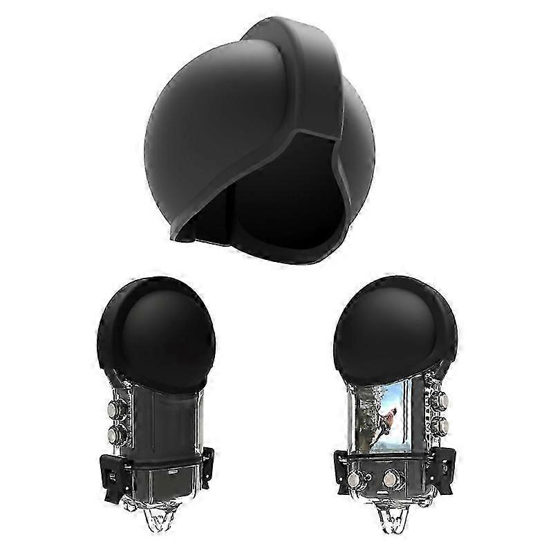 Pour l’étui de protection en silicone Insta360 X3, il faut utiliser avec un capuchon d’objectif de boîtier étanche