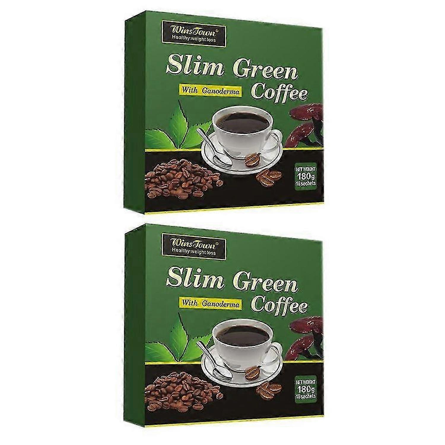 18-54 stuks Groene koffie Groene slanke koffie met Ganoderma Afslankkoffie voor vrouwen en mannen