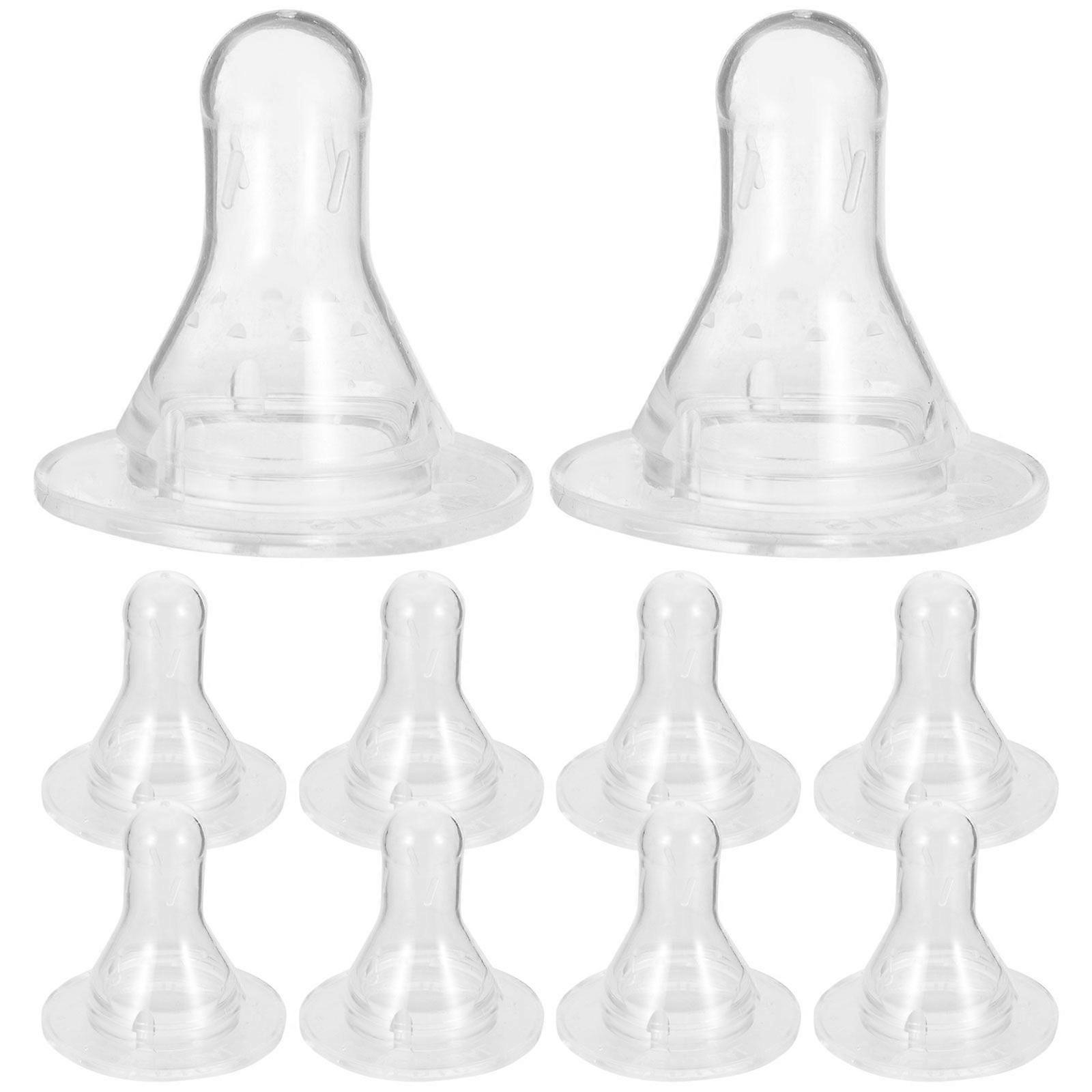 10 Pcs Agneau Lait Boisson Mamelons Silicone Sucette Vache Veau Lait Boisson Mamelons