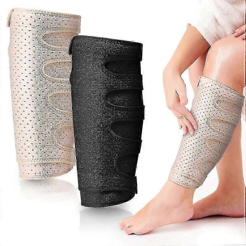 2 Pcs Calf Compression Wraps for Legs Adjustable 5 Strap Leg Wraps for Lymphedema Swollen