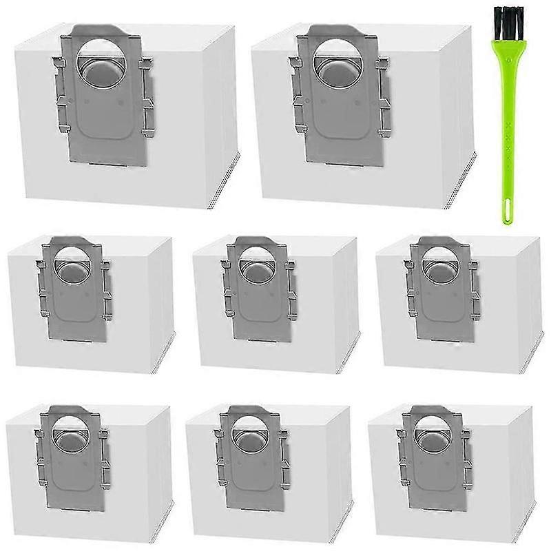 8 Pack Dust Bags for Roborock Q7 Max /Q7 Max+ / Q7 Max Plus, for Roborock S7 MaxV Ultra/S7 Pro Ultra