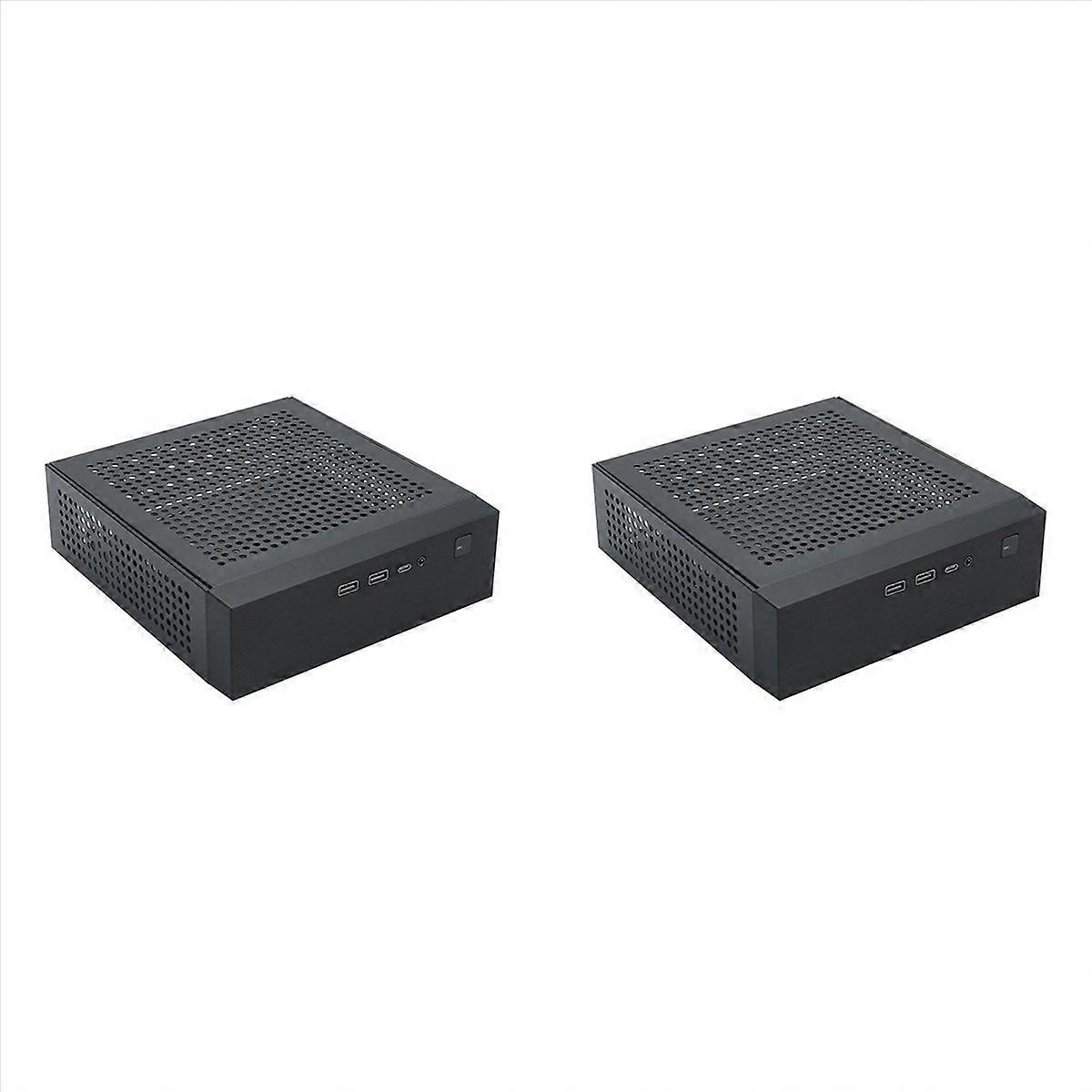 M09 HTPC Host Mini ITX Computer Chassis DC Power Supply Computer Case