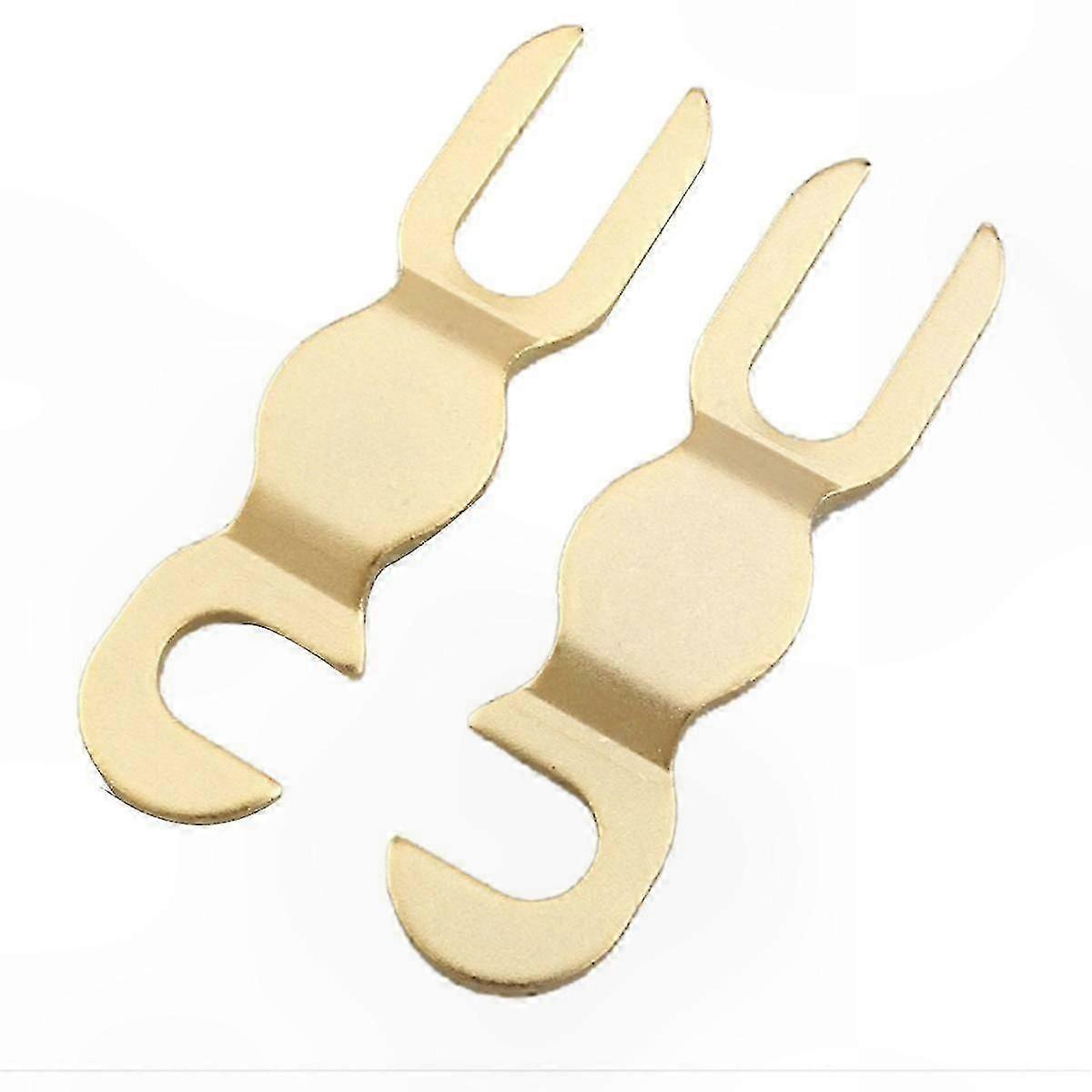 High-End Speaker Binding Post Adapter with Pure Copper Jumper and U Fork Connector for Superior o Performance