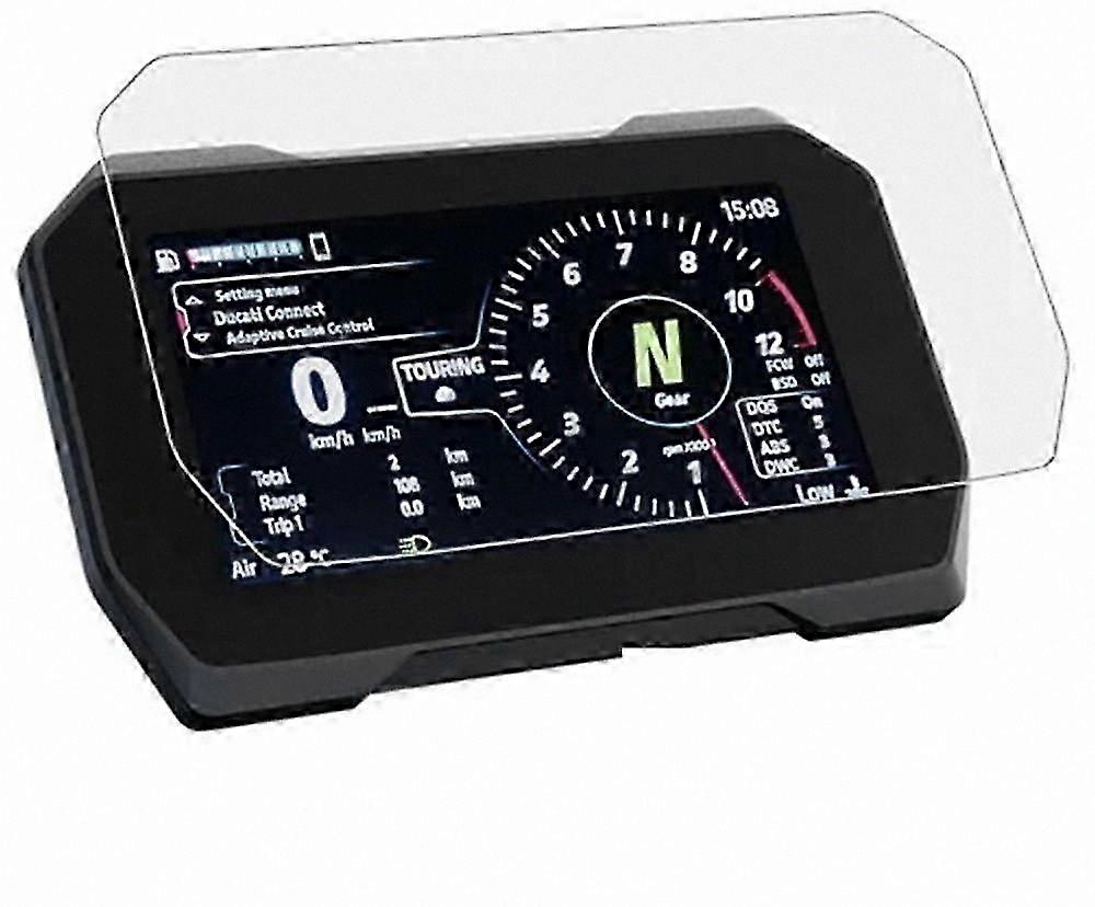Motorcycle Dashboard Screen Protector Film for Multistrada V4 Pikes Peak V4S - Scratch-Resistant Cluster Shield with Enhanced Durability and Clarity