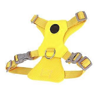 Veiligheidsvest voor honden Zacht en ademend Multifunctioneel puppyharnas voor kleine en middelgrote honden KattenGoose Yello