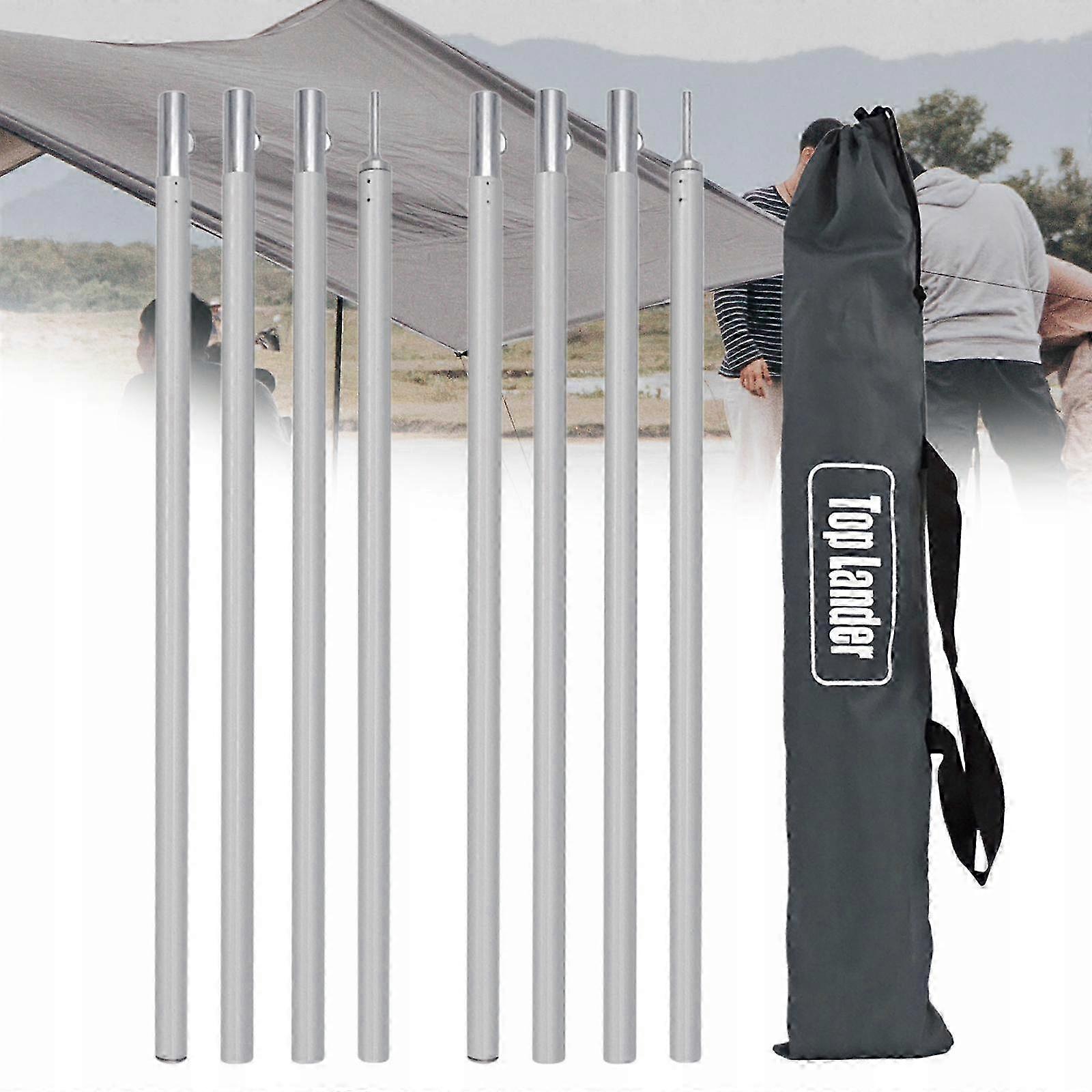 Postes telescópicos de lona, varillas de aluminio