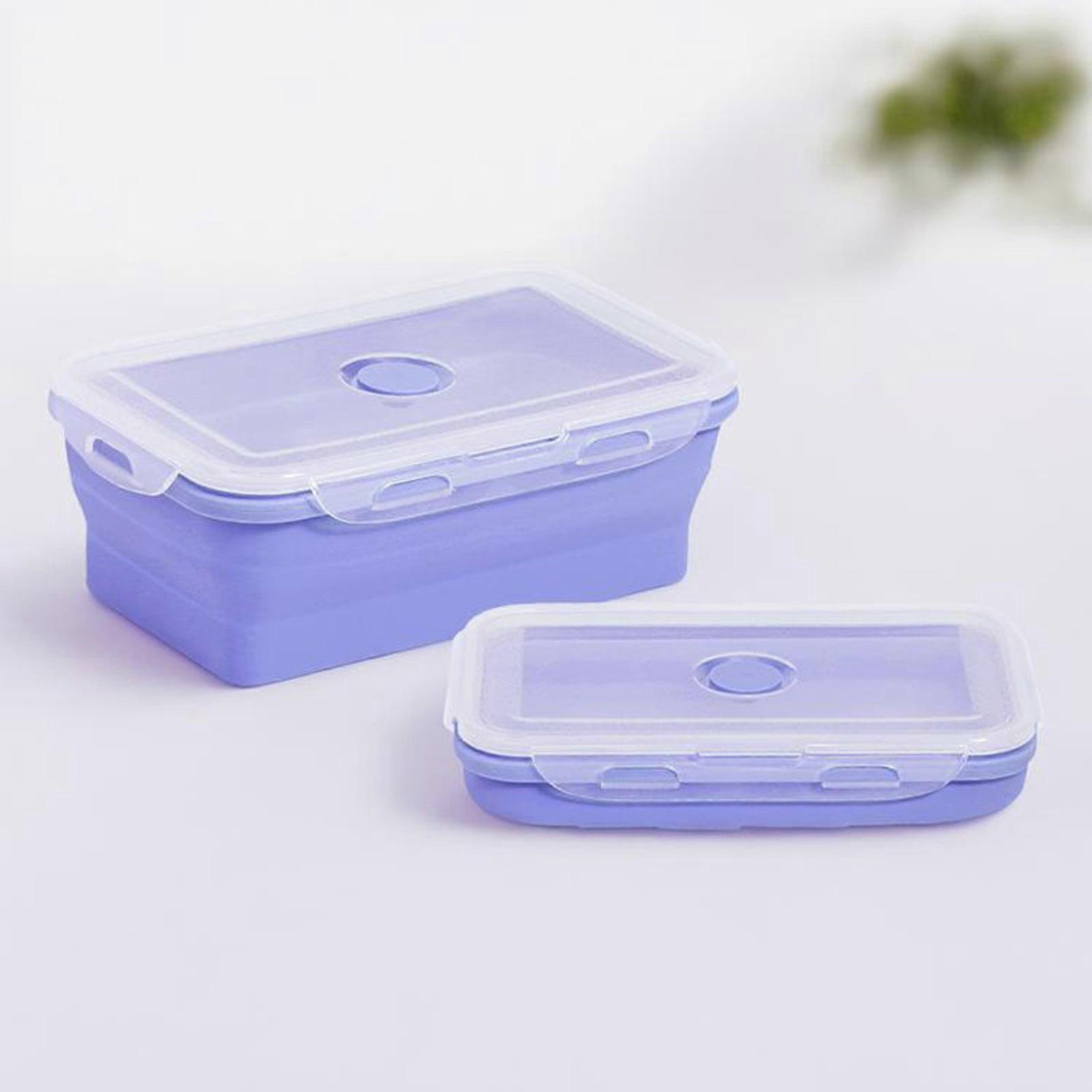 Bento Boxes Clearance 350ml Silicones Folding Lunch Box