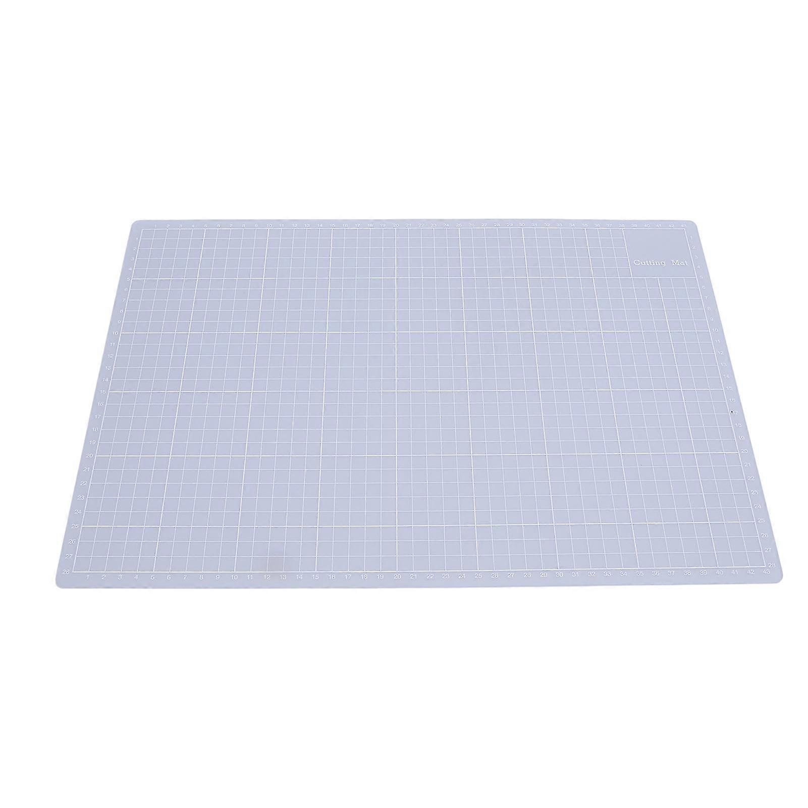 Transparent Cutting Mat Composite PVC Versatile Non Slip Pad Board for Crafting Writing Painting A3 Size 