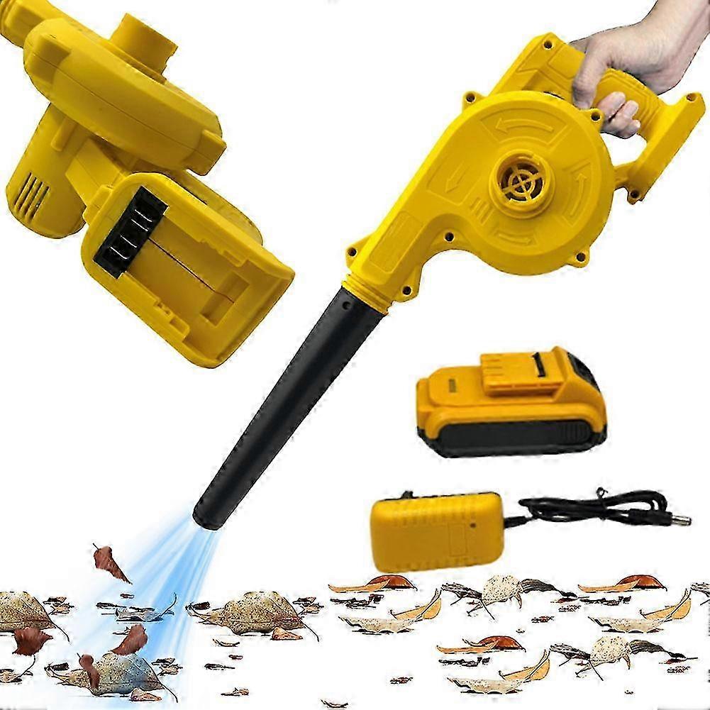 25-26 2 v 1 akumulátorový vysavač s ventilátorem 20000 ot./min. Počítačový sběrač prachu 21V foukač listí pro Dewalt 18V 20V baterie