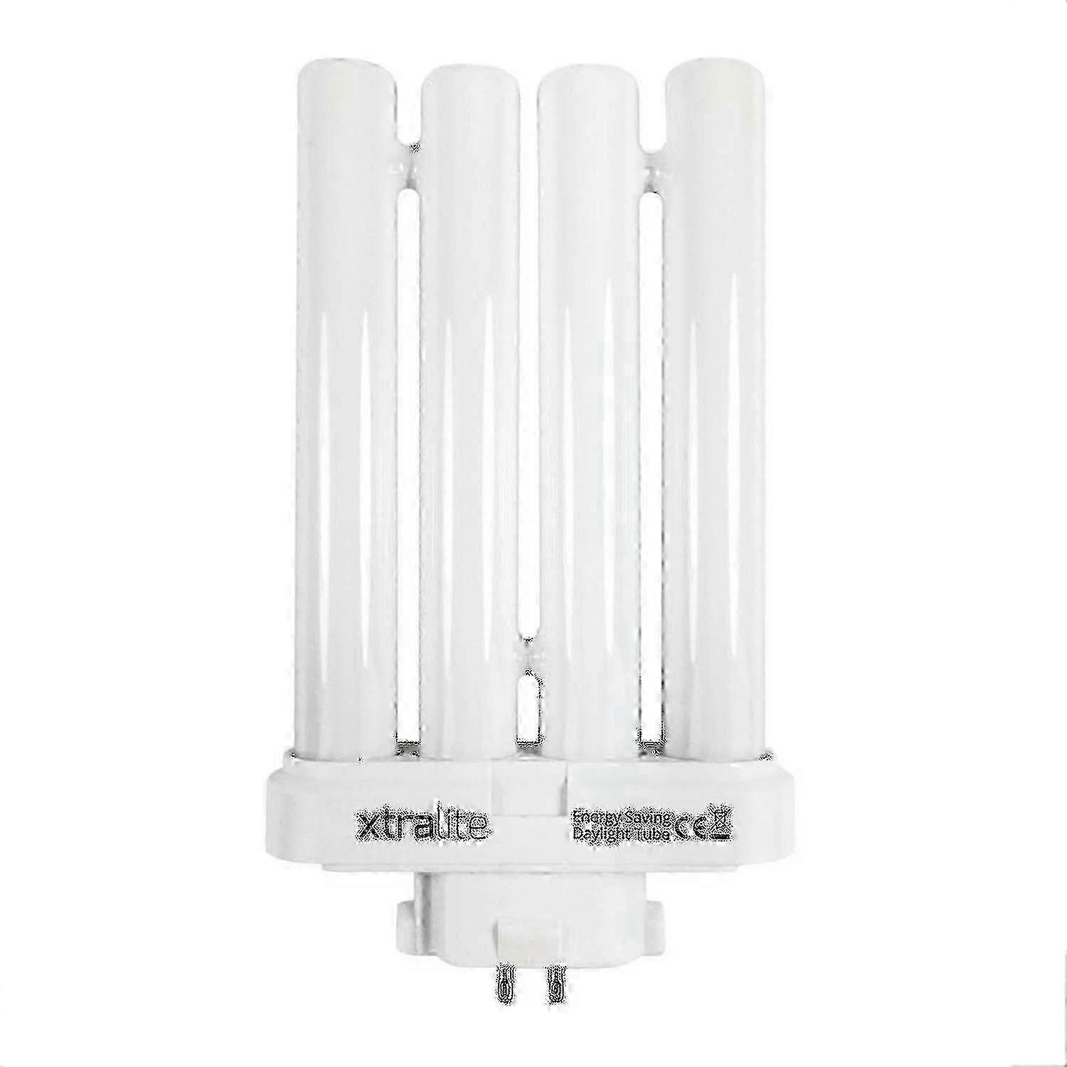 27w Daylight Replacement Bulb For High Vision Reading Lamps, 4 Pin Gx10q-4 Quad Tube (6500k) Edition miao4