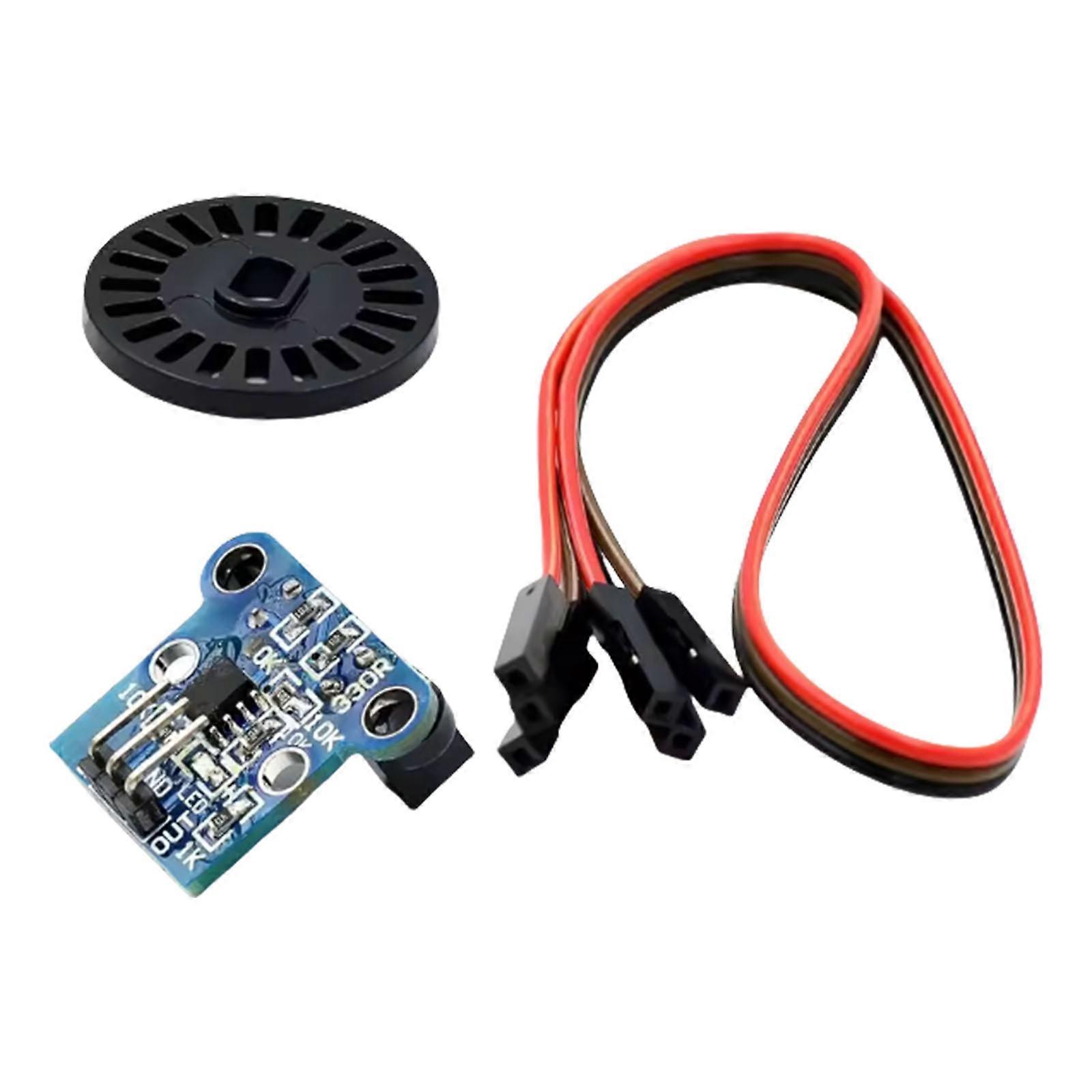 Industrial Double Speed Measurement Sensors Device Integrated Photoelectric Encoders Stable Signal Transmission Multicolor