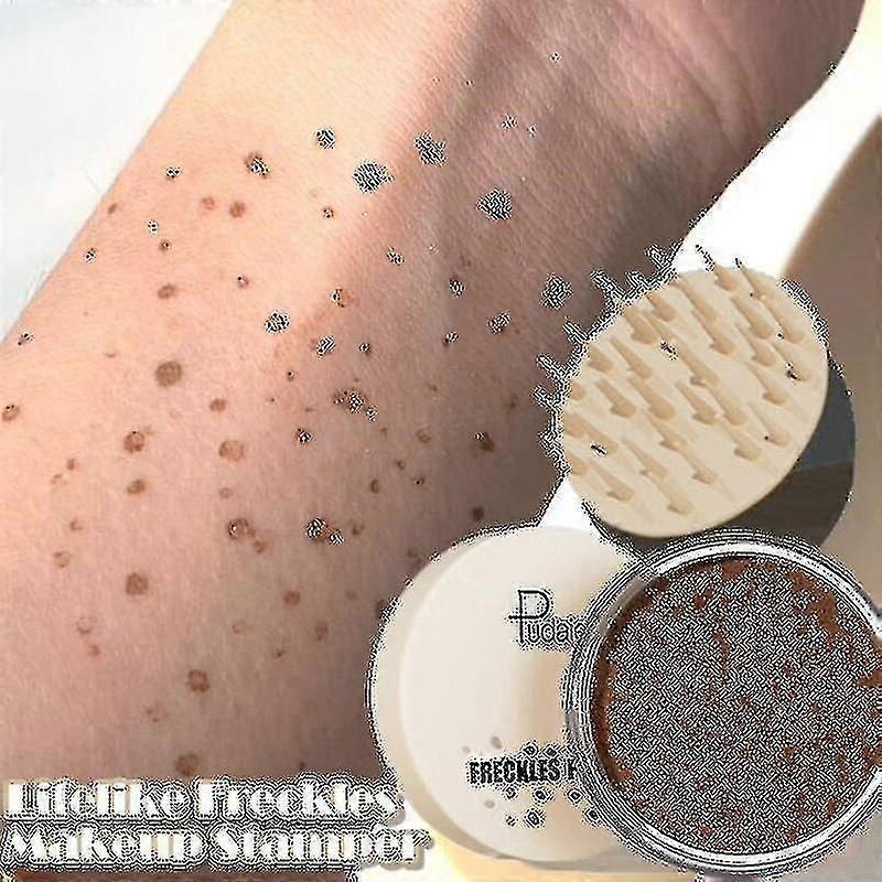 Water-resistant Faux Freckle Kit Lifelike Fake Freckle Stamper -gt