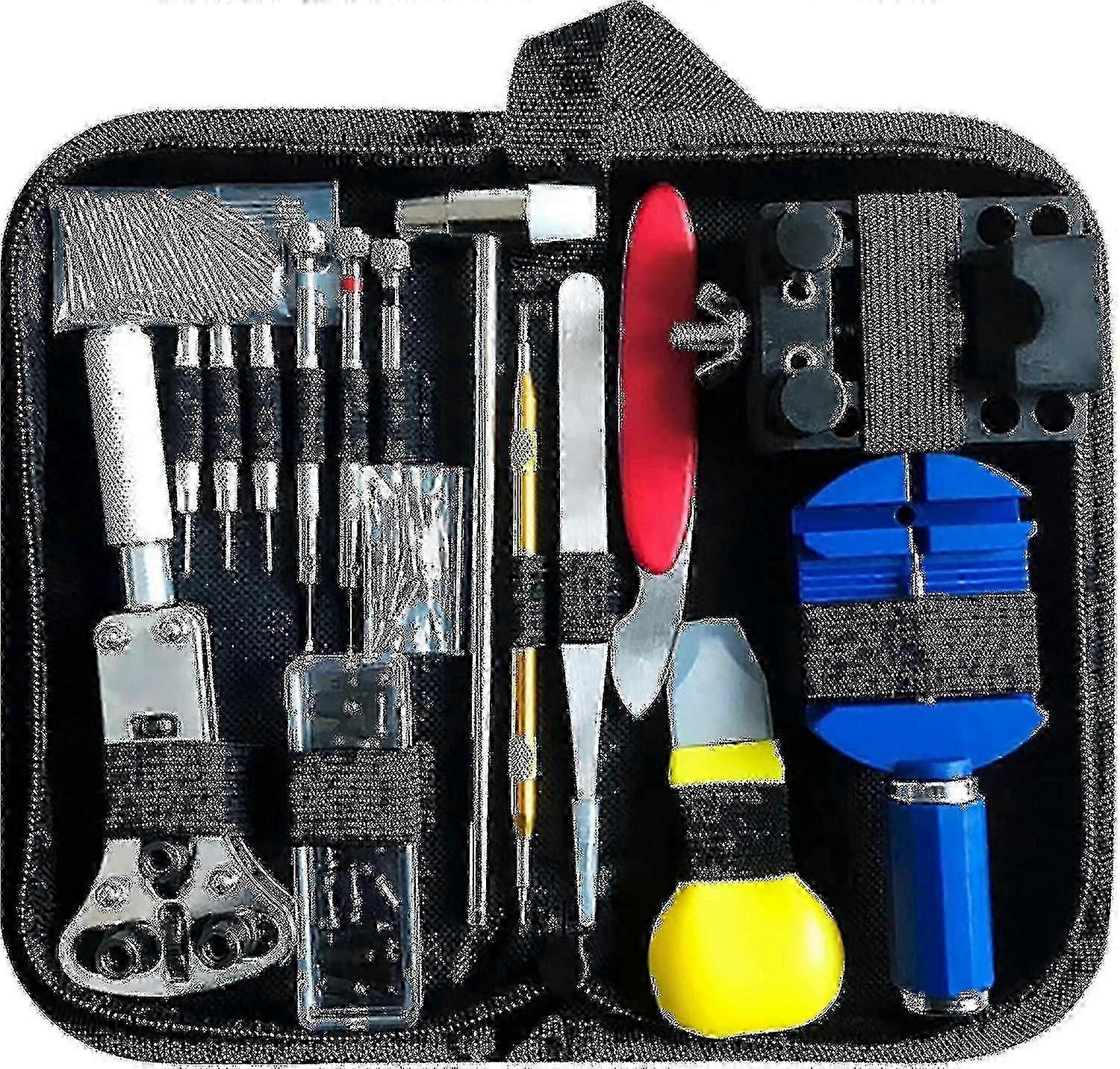 Watch servicing tools kit 147 pieces for precision watch repairs