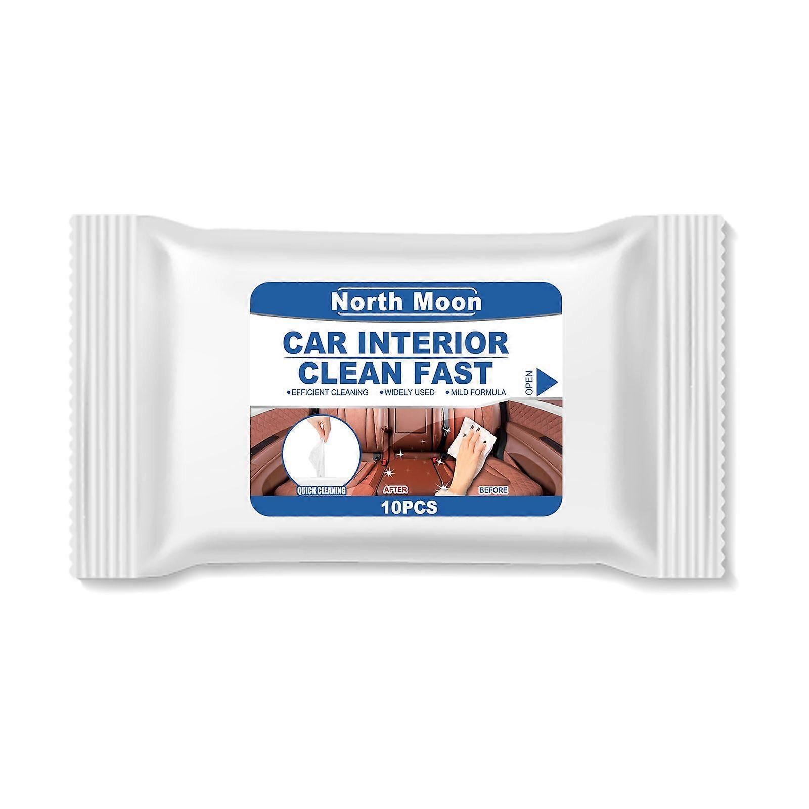 Car Interior Cleaning Wipes Contain Non-Woven Fabrics